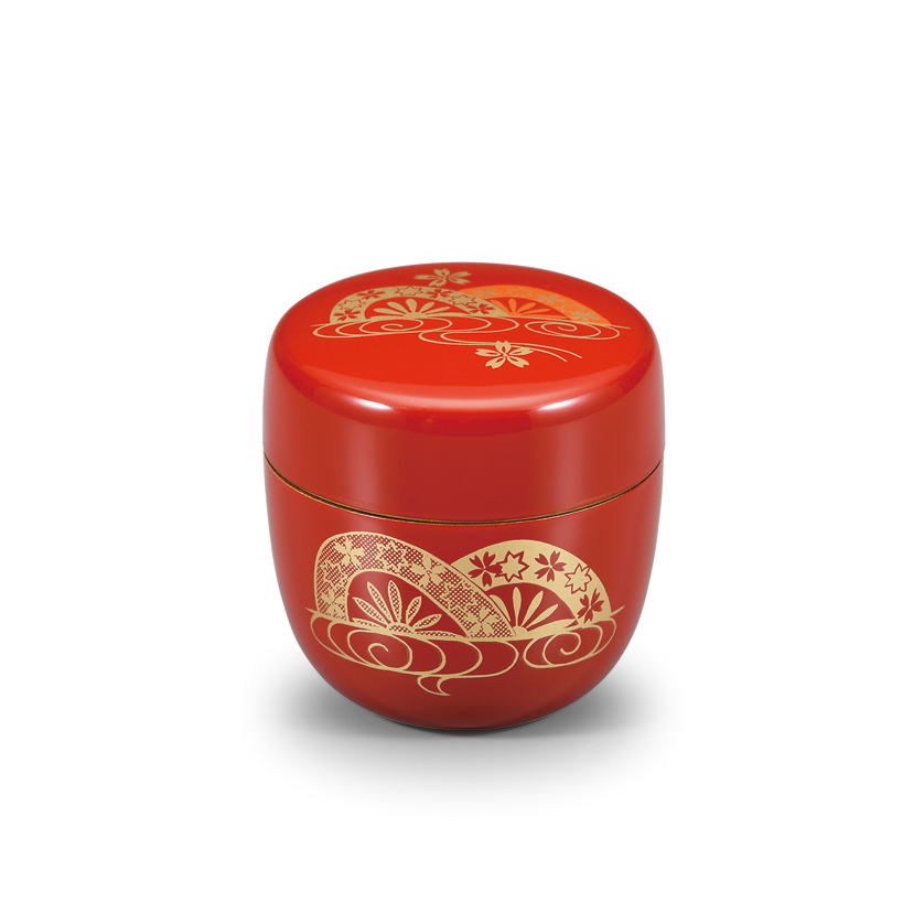 中棗 渕金 朱 水車 | 大本山永平寺御用達 吉田屋漆器